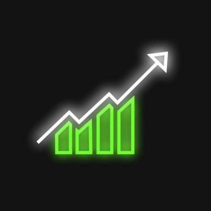 Rising market chart